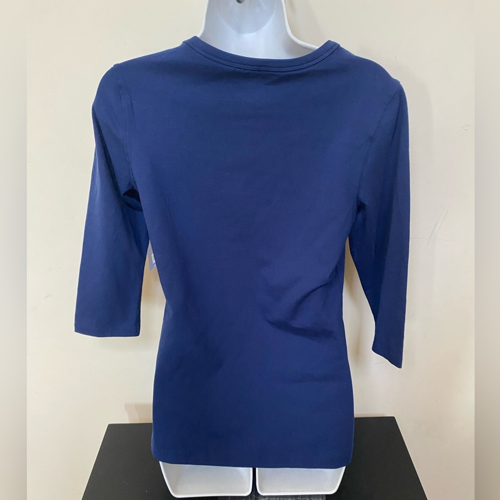 NEW Le Tigre blue elbow-length shirt